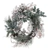 Kerstdecoratie-House of Seasons Hardy Kerstkrans - Ø40 cm - Groen