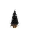 House of Seasons Kunstkerstboom in Jute - H45 x Ø25 cm - Zwart