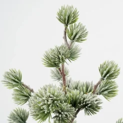 Kerstbomen-House of Seasons Kunstkerstboom in Jute - H45 x Ø23 cm - Groen Frosted