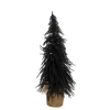 Kerstbomen-House of Seasons Kunstkerstboom in Jute - H60 x Ø32 cm - Zwart