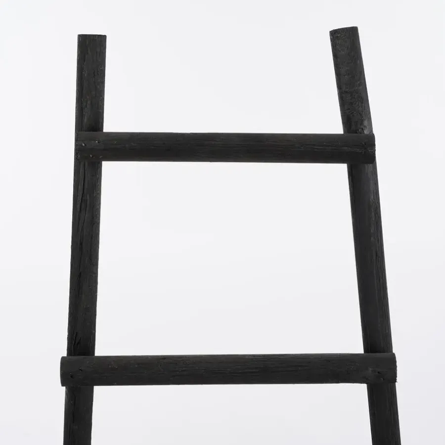House of Seasons Ladderrek - L29 x B49 x H119 cm - Zwart