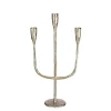Kandelaars En Windlichten-House of Seasons Stretto Kandelaar L21 x B9,5 x H40,5 cm Goud