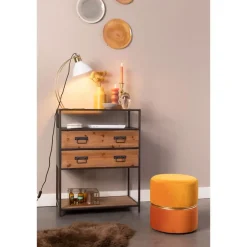 Poefen-Housecraft Living Housecraft Bubbly Poef Sun/ Geel