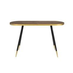 Housecraft Living Housecraft Denise Consoletafel/ Wandtafel Hout 121x 91 cm Bruin/ Goud