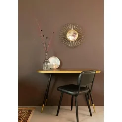 Housecraft Living Housecraft Denise Consoletafel/ Wandtafel Hout 121x 91 cm Bruin/ Goud