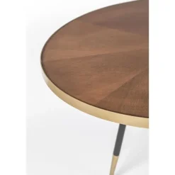Housecraft Living Housecraft Denise Eettafel Hout Ovaal 200x90 cm Bruin/ Goud