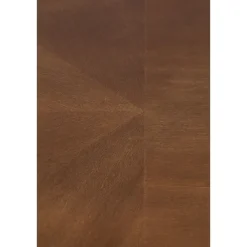 Houten Eettafels|Ovale Eettafels-Housecraft Living Housecraft Denise Eettafel Hout Ovaal 180x90 cm Bruin/ Goud