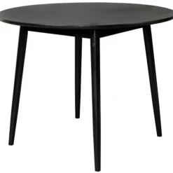 Housecraft Living Housecraft Fabio Eettafel Rond Hout 120 cm Zwart