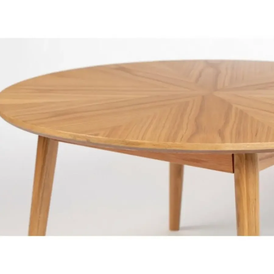 Housecraft Living Housecraft Fabio Salontafel Rond Hout 80x80 cm Naturel