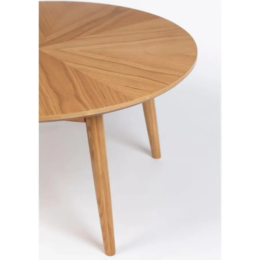 Housecraft Living Housecraft Fabio Salontafel Rond Hout 80x80 cm Naturel