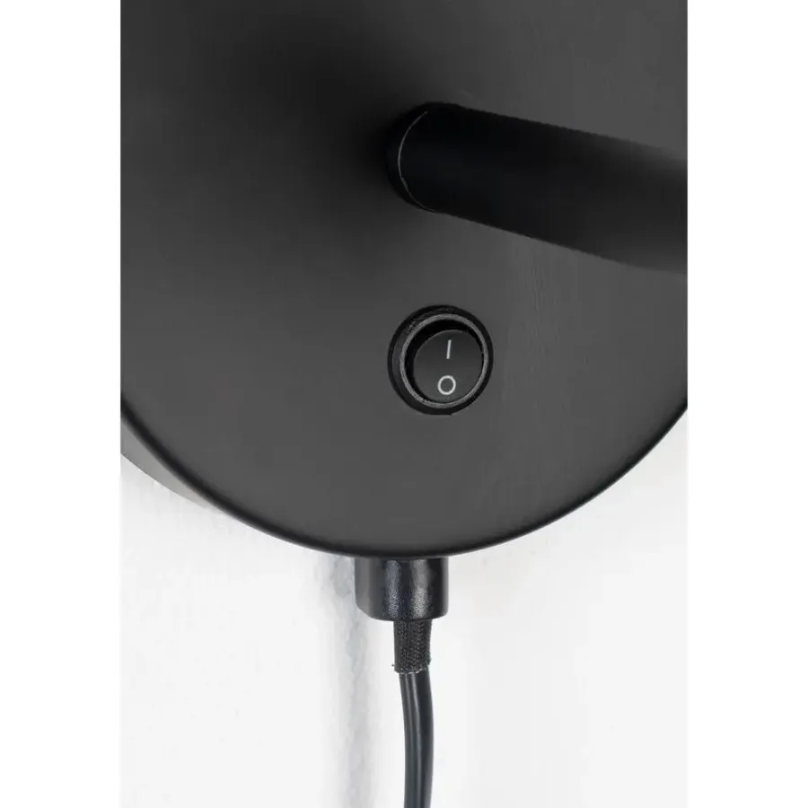 Staande Lampen-Housecraft Living Housecraft Hajo Wandlamp - Zwart