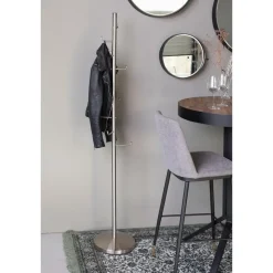 Housecraft Living Housecraft Hooked kapstok staand metaal Zilver