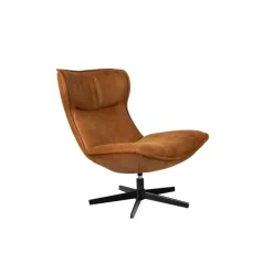 Fauteuils-Housecraft Living Housecraft John Fauteuil Cognac - Bruin