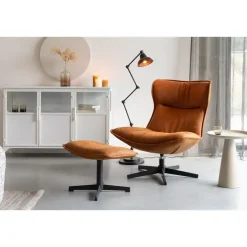 Hockers En Voetenbanken-Housecraft Living Housecraft John Hocker Cognac - Bruin
