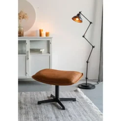 Hockers En Voetenbanken-Housecraft Living Housecraft John Hocker Cognac - Bruin