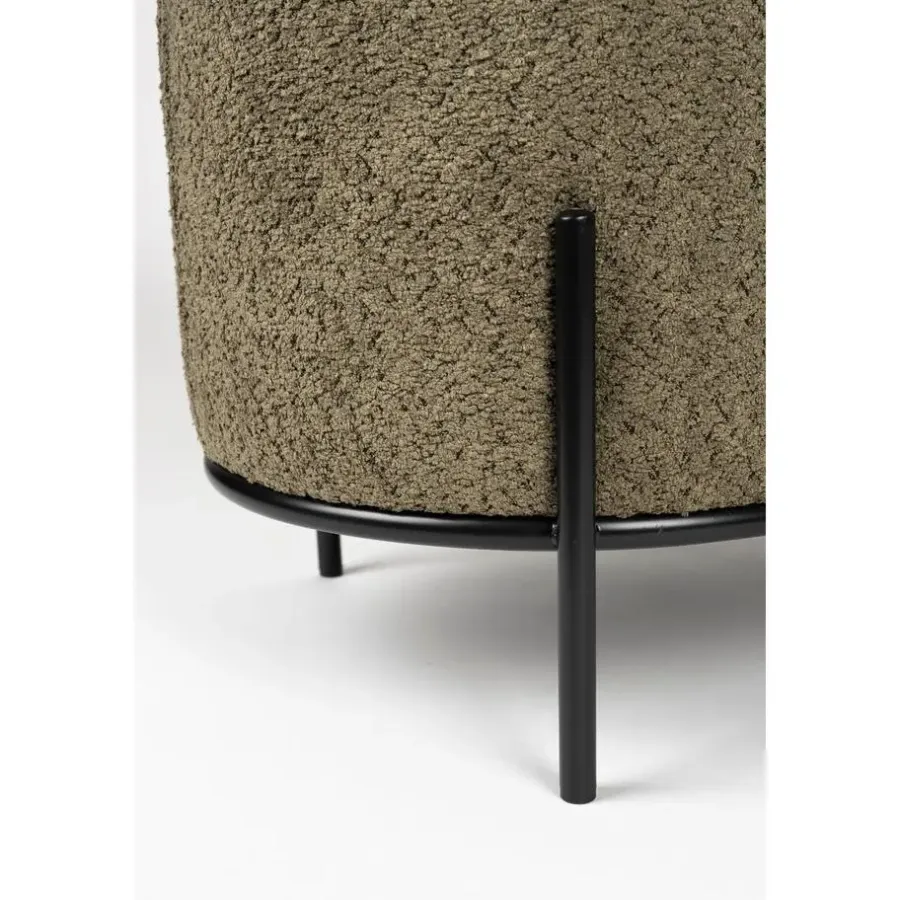 Hockers En Voetenbanken-Housecraft Living Boz Hocker/ bankje Groen