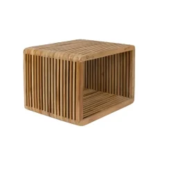 Nachtkastjes|Nachtkastjes-Housecraft Living Djia Kastje/ Nachtkastje Teak Hout Klein - Bruin