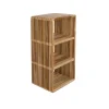 Wandkasten-Housecraft Living Djia Kastje Teak Hout Hoog - Bruin