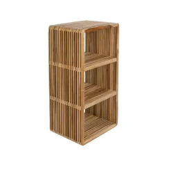 Wandkasten-Housecraft Living Djia Kastje Teak Hout Hoog - Bruin