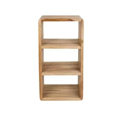 Wandkasten-Housecraft Living Djia Kastje Teak Hout Hoog - Bruin