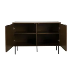 Housecraft Living Flux Opbergkast Laag Gerookt Eiken - Bruin