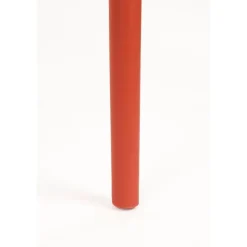 Tuinstoelen-Housecraft Living Mante Tuinstoelen Armleuning Kunststof Terra/ Rood - Set van 4