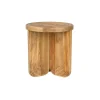 Housecraft Living Housecraft Maeze Bijzettafel Hout Rond 40 cm - Bruin