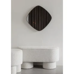 Housecraft Living Housecraft Marcos Bankje Bouclé Wit