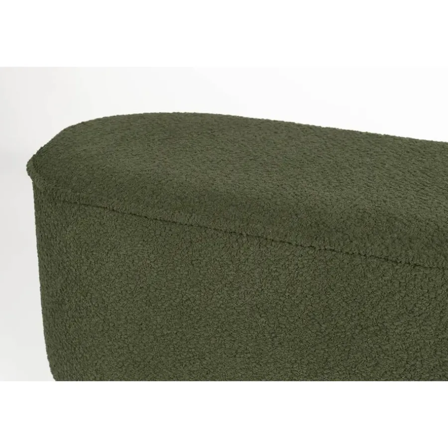 Housecraft Living Housecraft Marcos Bankje Bouclé Groen