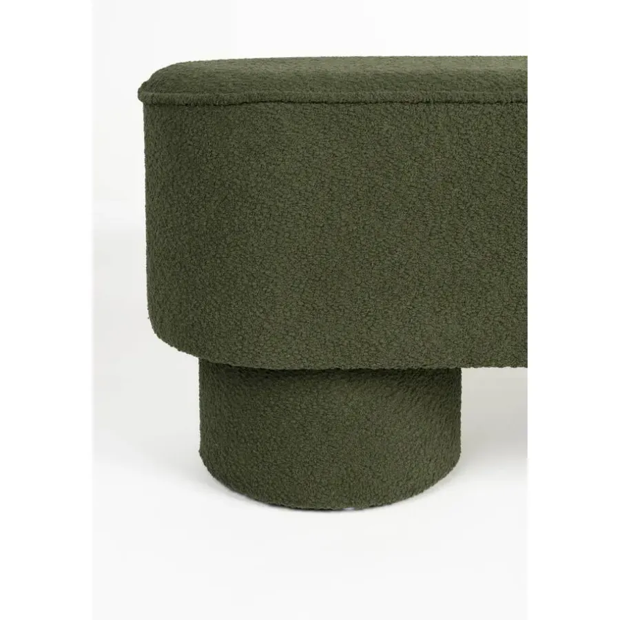Housecraft Living Housecraft Marcos Bankje Bouclé Groen