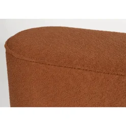 Housecraft Living Housecraft Marcos Bankje Bouclé Rood/ Bruin