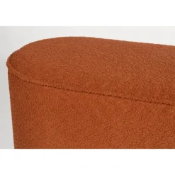 Housecraft Living Housecraft Marcos Bankje Bouclé Rood/ Bruin