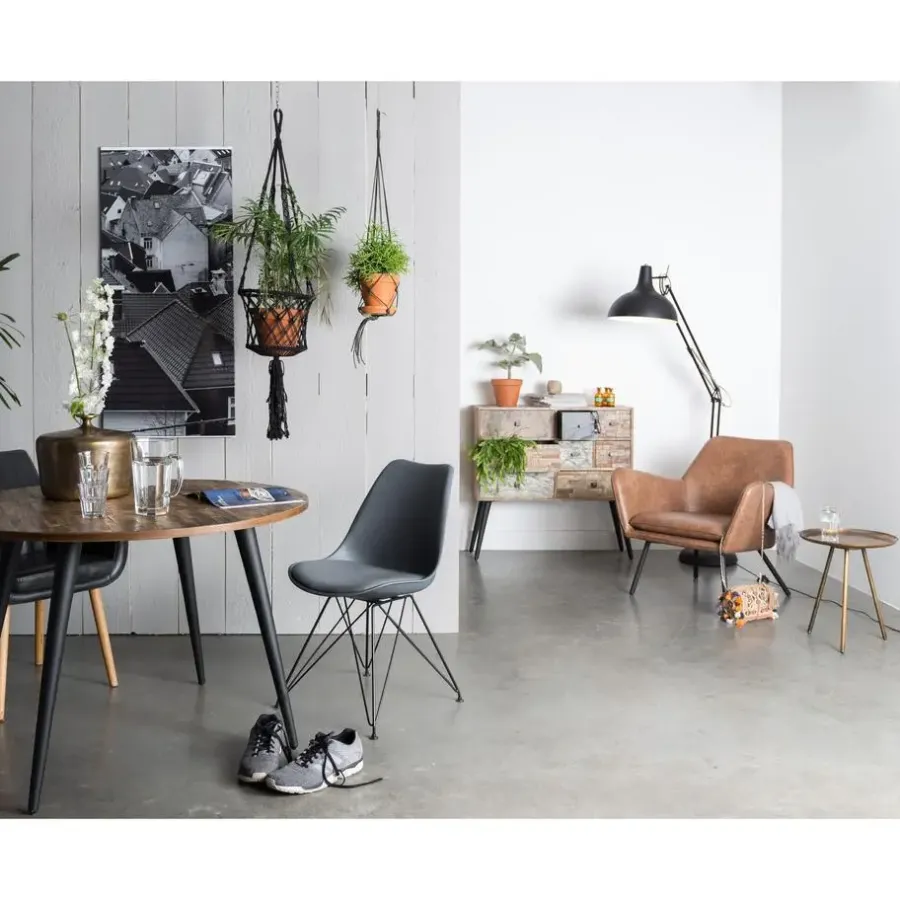Housecraft Living Housecraft Mo Eettafel Rond Hout 110 cm Naturel