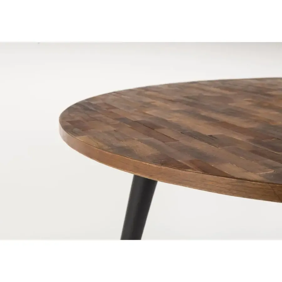 Housecraft Living Housecraft Mo Eettafel Rond Hout 110 cm Naturel