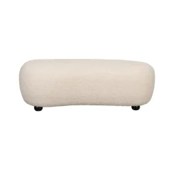 Housecraft Living Housecraft Noxx Hocker Teddy stof Wit