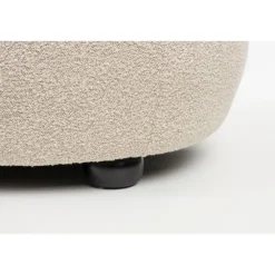 Hockers En Voetenbanken-Housecraft Living Housecraft Noxx Hocker Teddy stof Beige