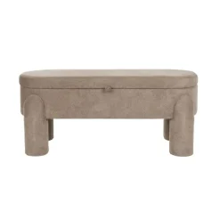 Housecraft Living Housecraft Orly Bankje met opbergruimte 113 cm - Grijs