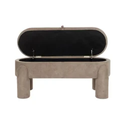 Housecraft Living Housecraft Orly Bankje met opbergruimte 113 cm - Grijs