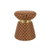 Krukjes-Housecraft Living Housecraft Pin Poef/ Kruk - Blauw