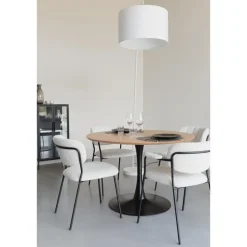 Ronde Eettafels-Housecraft Living Housecraft Raku Eettafel Hout 110 cm Naturel