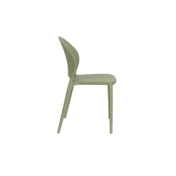 Housecraft Living Housecraft Sjoerd Tuinstoelen/ Eetkamerstoelen Kunststof Groen - Set van 4