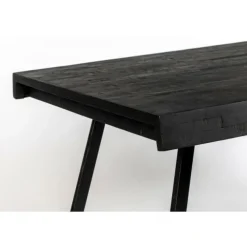Rechthoekige Eettafels-Housecraft Living Housecraft Suri Eettafel Hout 160x78 Zwart