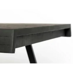 Rechthoekige Eettafels-Housecraft Living Housecraft Suri Eettafel Hout 160x78 Zwart