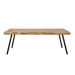Rechthoekige Eettafels-Housecraft Living Housecraft Suri Eettafel Hout 220x100 Naturel