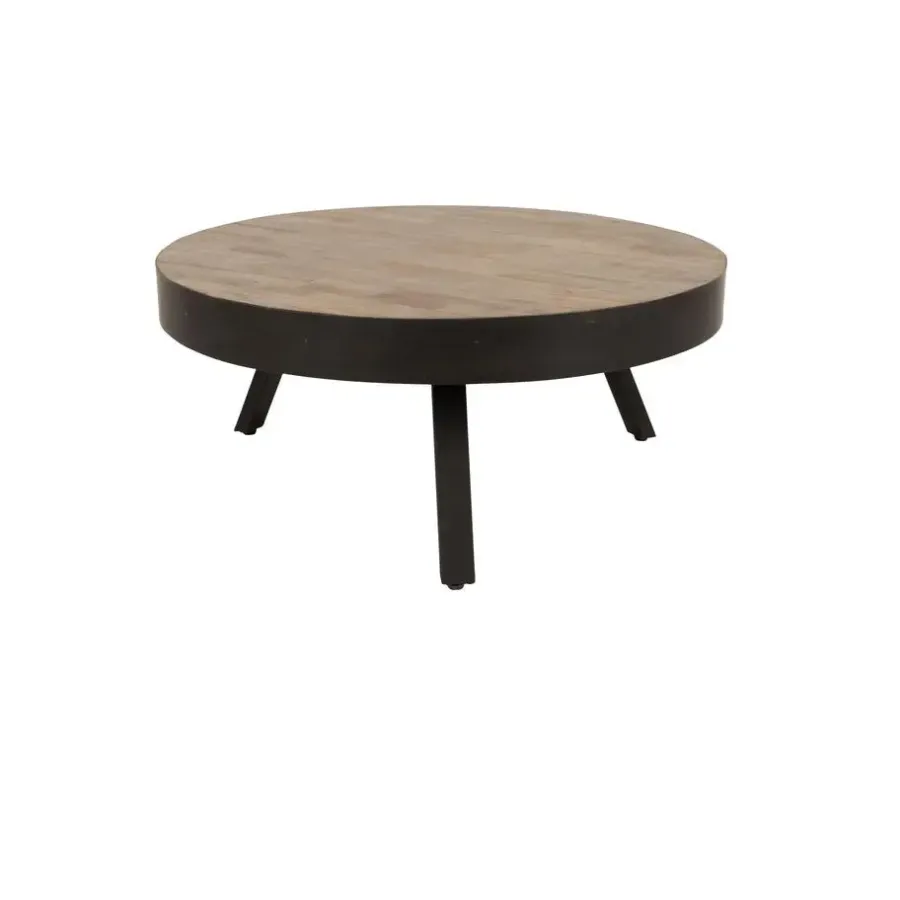 Housecraft Living Housecraft Suri Salontafel Rond Hout Teak 70 cm Bruin