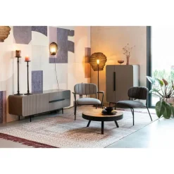 Housecraft Living Housecraft Suri Salontafel Rond Hout Teak 70 cm Bruin