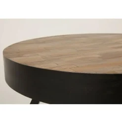 Housecraft Living Housecraft Suri Salontafel Rond Hout Teak 70 cm Bruin