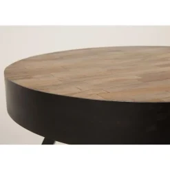 Housecraft Living Housecraft Suri Salontafel Rond Hout Teak 70 cm Bruin