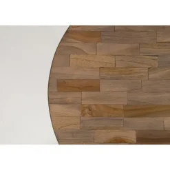 Housecraft Living Housecraft Suri Salontafel Rond Hout Teak 70 cm Bruin