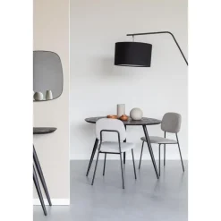 Ronde Eettafels-Housecraft Living Housecraft Webster Eettafel Rond Hout 180x90 cm Bruin